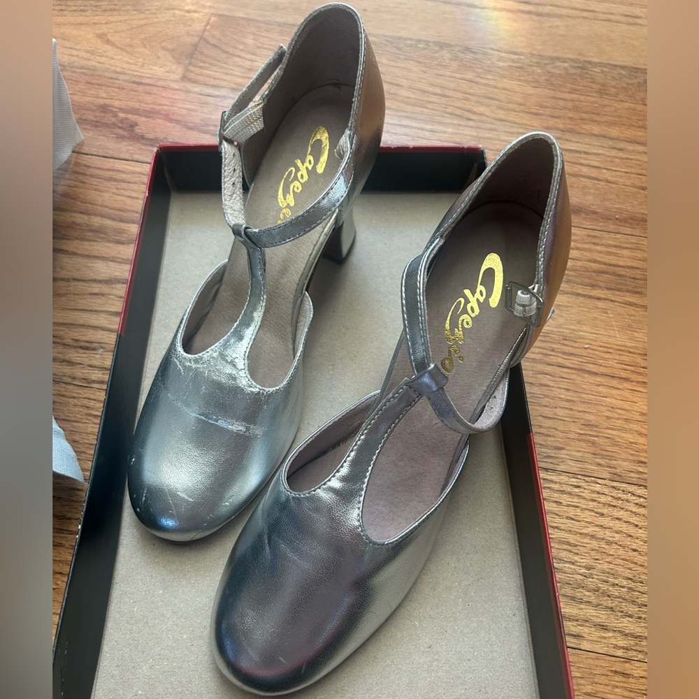 Silver Dance Shoes